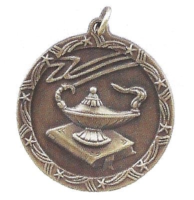 Economy Lamp of Knowledge Medal