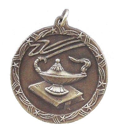 Economy Lamp of Knowledge Medal