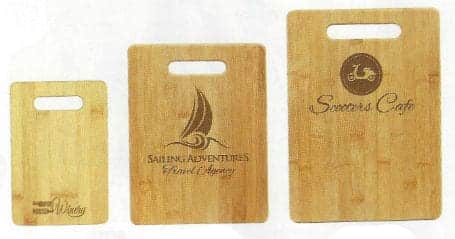 Laser Engraved bamboo Cutting Boards