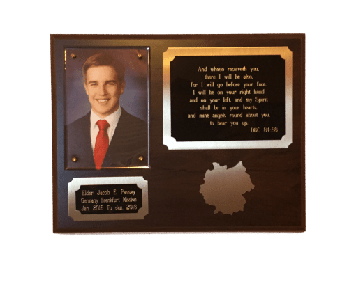 LDS Missionary Plaque