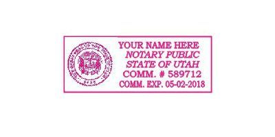 Utah Notary Stamp