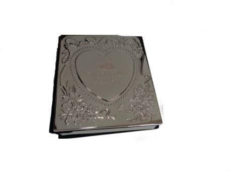 Engraved Silver Photo Album