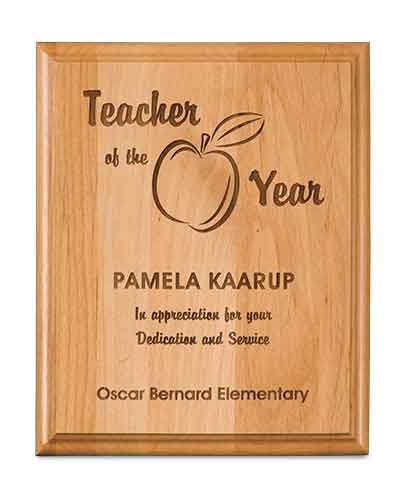 Solid Wood Plaque