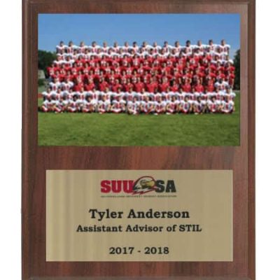 Sublimated Team Plaque