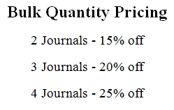 Missionary Journals Bulk Quantity Pricing