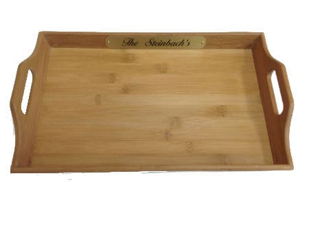Personalized bamboo Tray