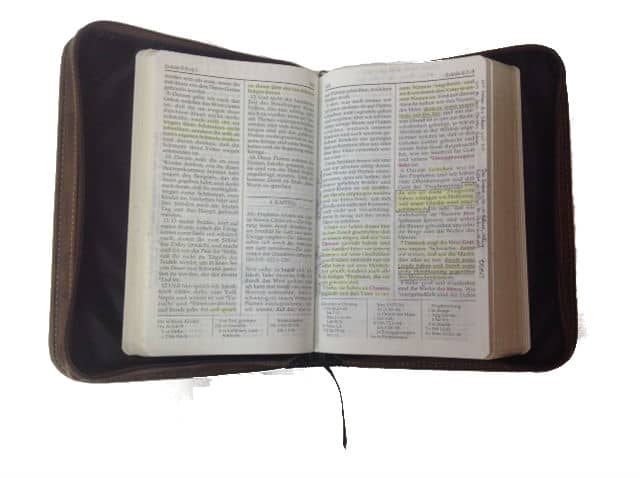 Black Large Scripture Case