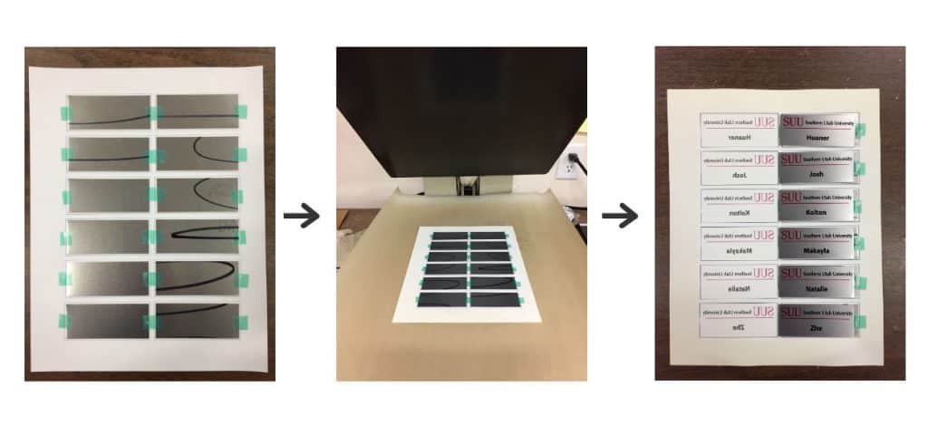 Sublimation Engraving Process