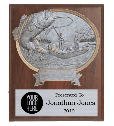 Big Bass Fishing Plaque