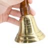 Solid Brass Teacher Bell Engraved
