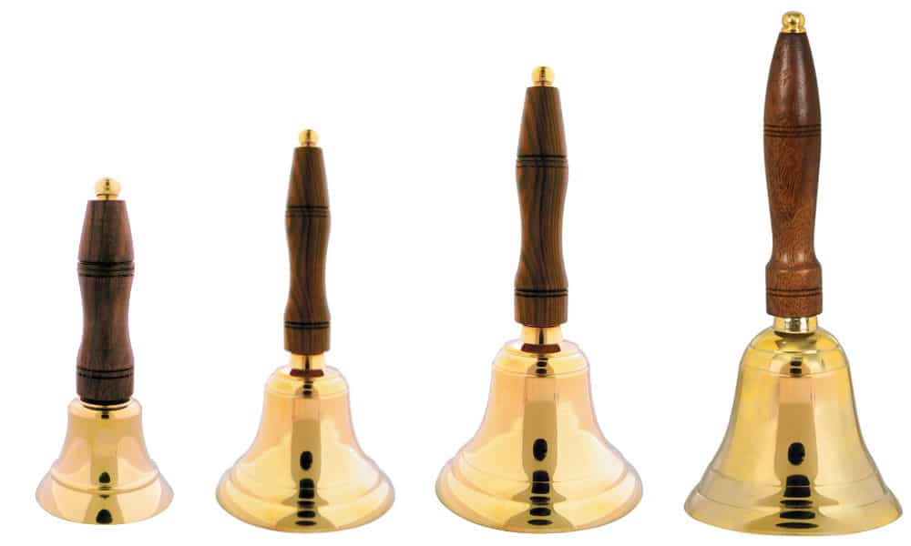 New Brass Hand Bells for Sale, School Bells