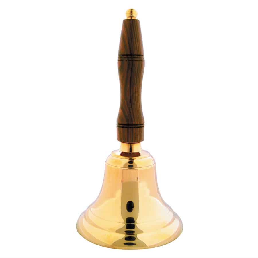 Medium Brass Hand Bell for Teachers