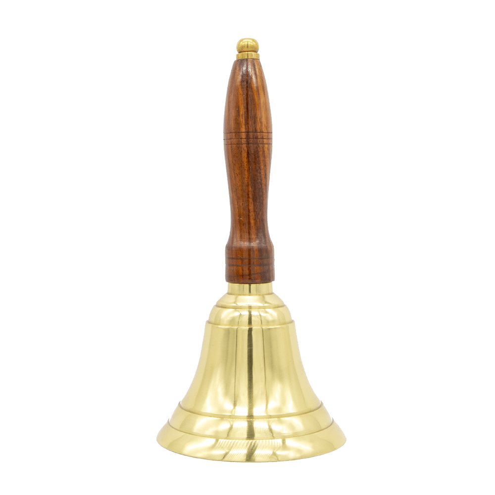 Large Brass School Bell - Gem Awards