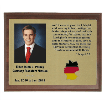 Full Color Missionary Plaques