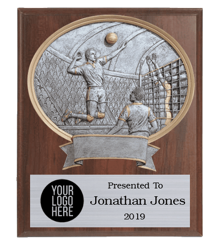 Legends Volleyball Plaque Male