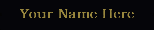 1x5 engraved nameplate black and gold