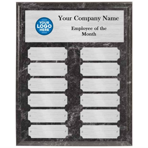 Black Marble Employee of the Month Perpetual Plaque
