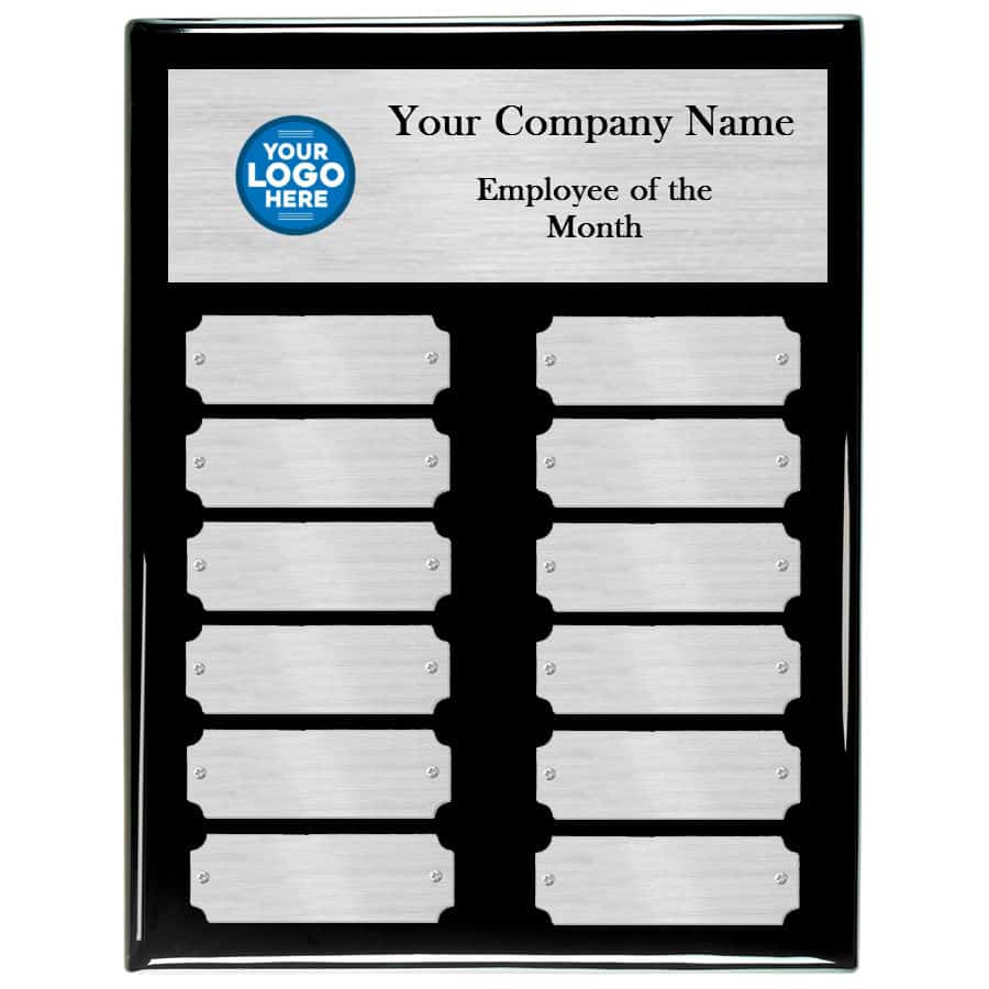 32 Plate Model Employee of The Month DIY Perpetual Diamond Abstract Plaque Magic Recognition Award Kit Fully Customizable Salesperson of The Month No Engraving Needed Do It Yourself 
