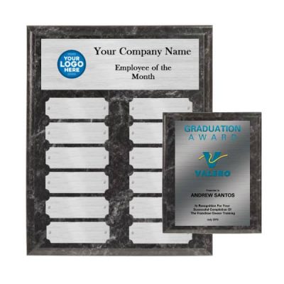 Employee of the month plaques package