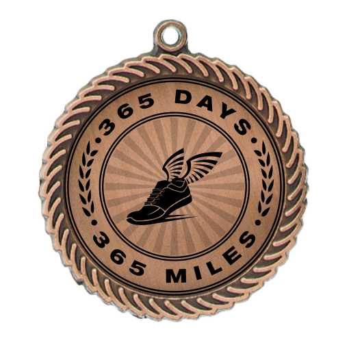 Bronze Scallop Medal with Custom Logo