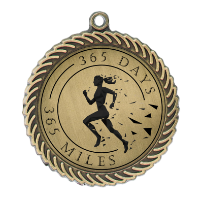 Gold Scallop Medal with Custom Logo