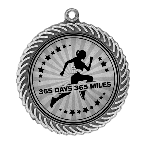 Silver Scallop Medal with Custom Logo