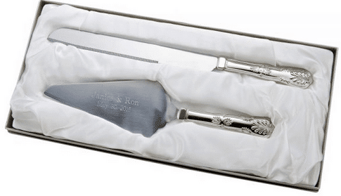 Wedding Cake Knife and Server Set