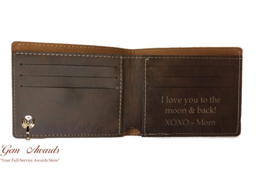 Personalized Leather Wallet