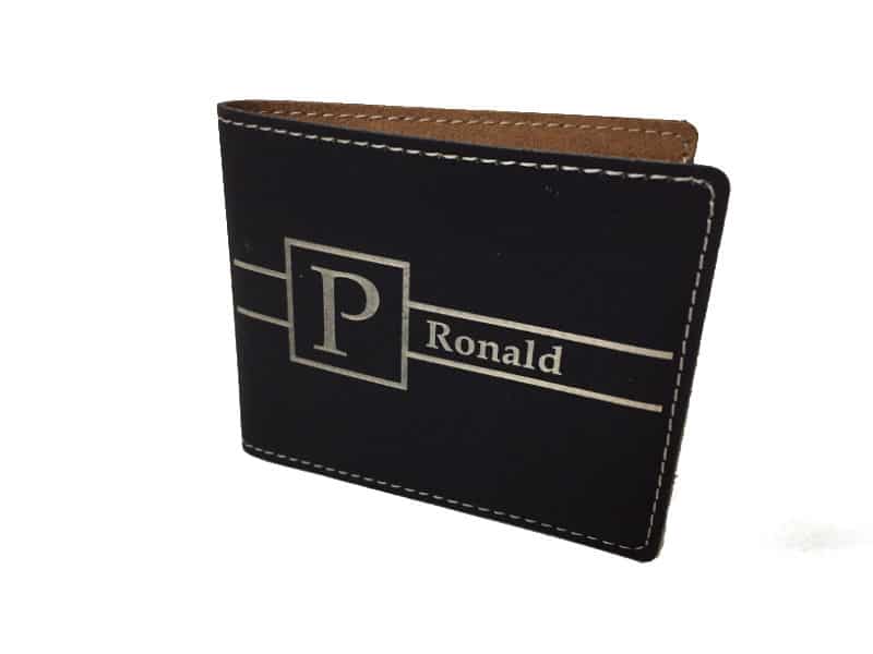 BLACK ENGRAVED WALLET