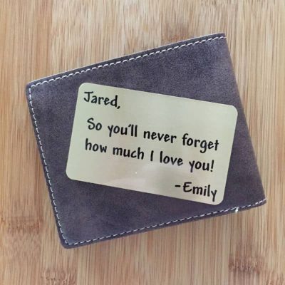 Personalized Wallet card
