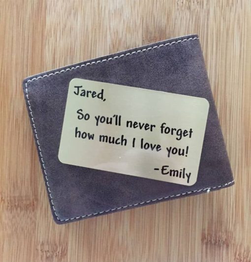 Personalized Wallet card