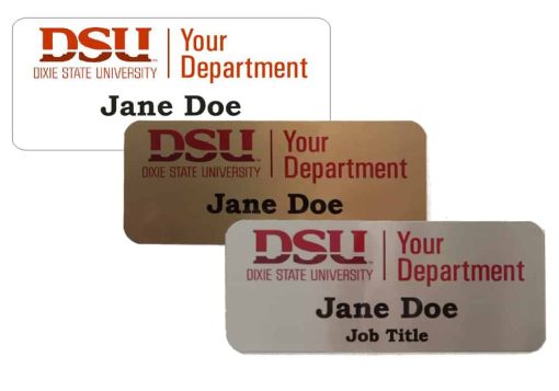 Dixie State University Department Name Tags