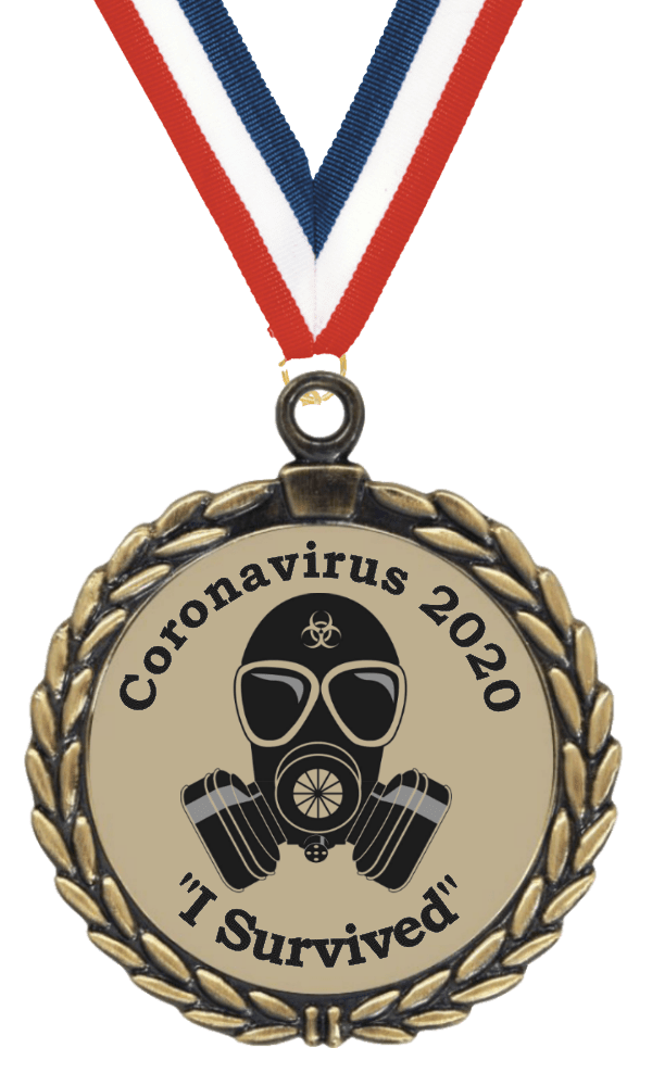 Gift/Present Lockdown/Virus Service Medal Set I SURVIVED 2020 Commemorative 