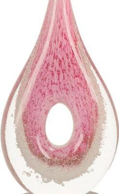 Pink Teardrop Artglass Trophy