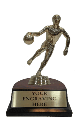Boys Basketball Participation Trophy