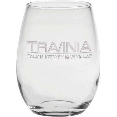 etched wine glass stemless