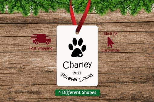 Pet Memorial Ornament Rectangle