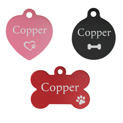 Dog Tags with Symbols Engraved