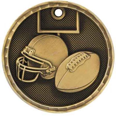 Gold Football Antique Medal