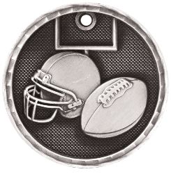 Silver Football Antique Medal