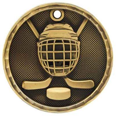 Gold Hockey Antique Medal