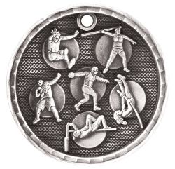 Silver Track and Field Antique Medal