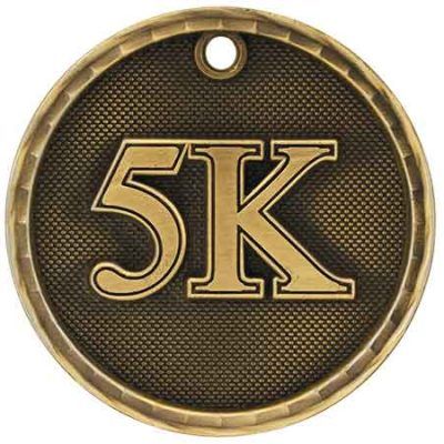 Gold 5K Antique Medal