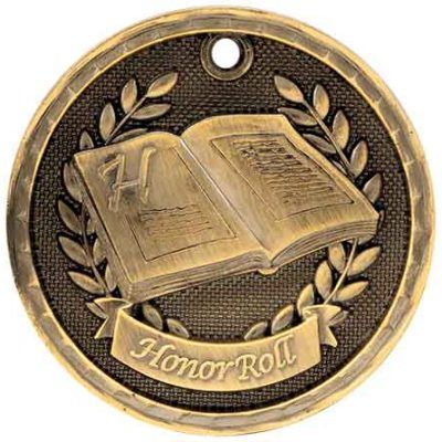 Gold Honor Roll Antique Medal