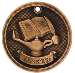 Bronze Reading Antique Medal