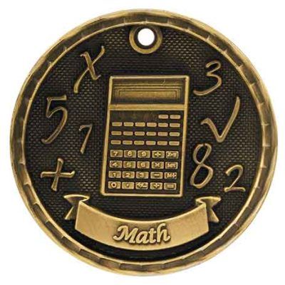 Gold Math Antique Medal
