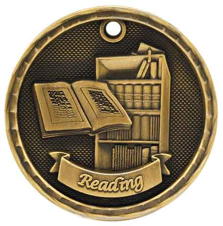 Gold Reading Antique Medal