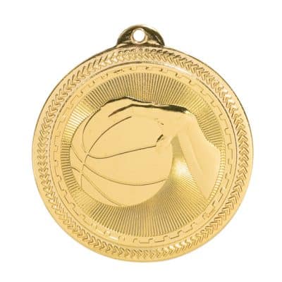 Gold Basketball Medal