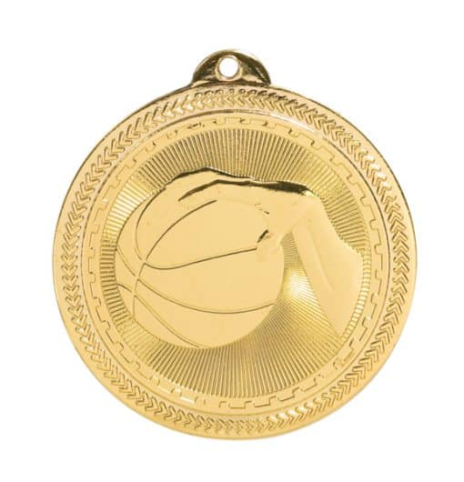Gold Basketball Medal
