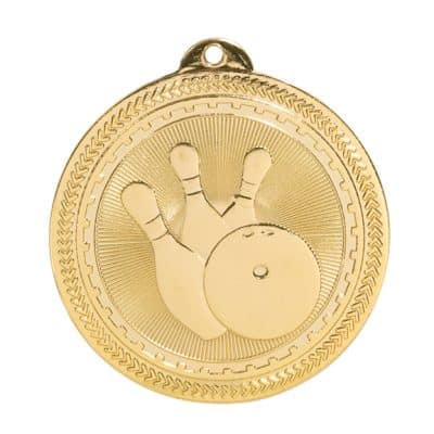 Gold Bowling Medal